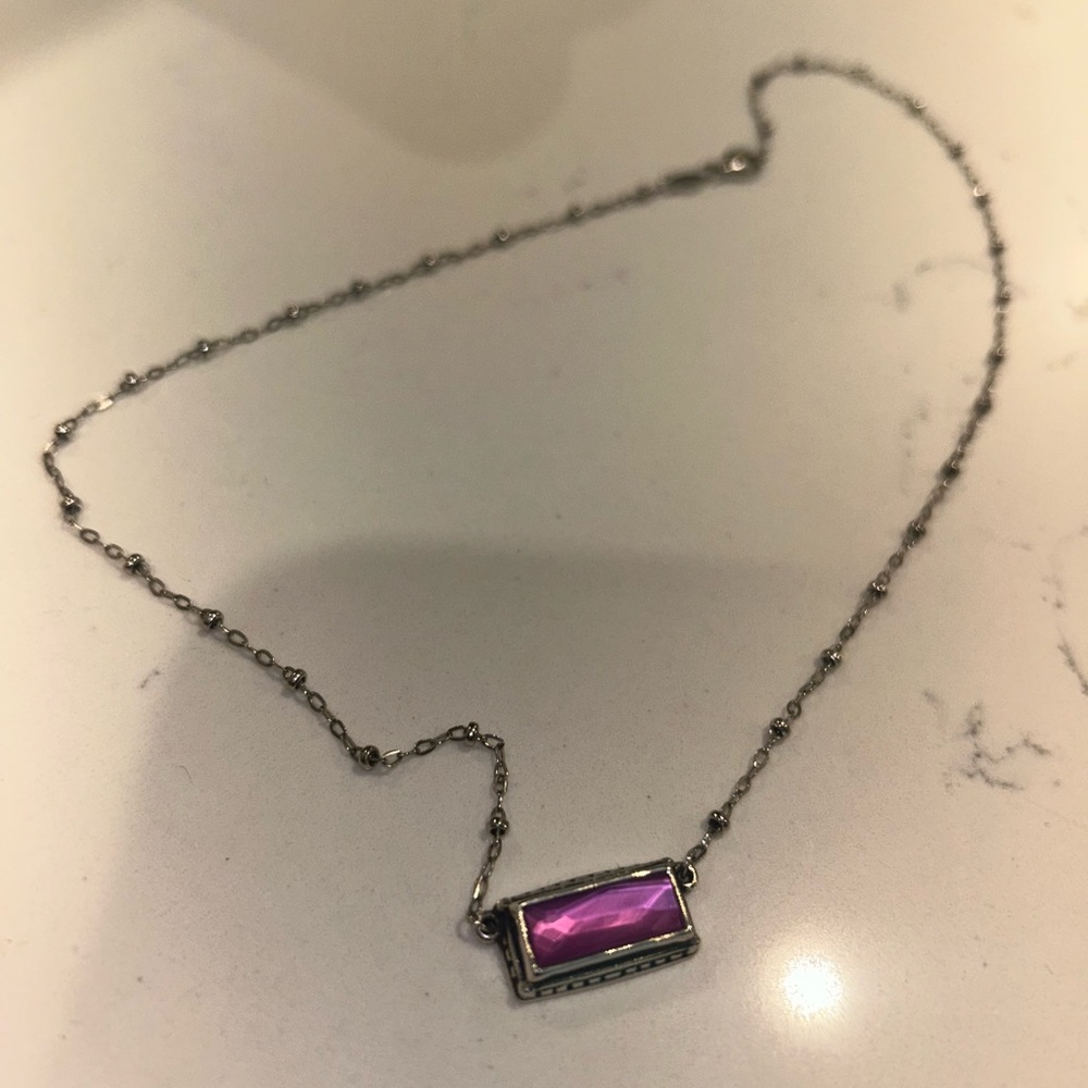 James Avery RETIRED Pink Palais Gemstone Necklace - Picture 3 of 3